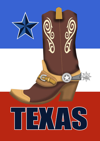 Texas Cowboy Boot Flag image 1