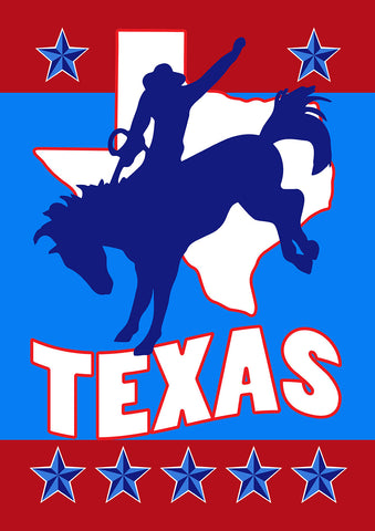 Texas Bucking Bronco Flag image 1