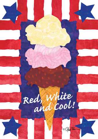 Patriotic Ice Cream Flag image 1