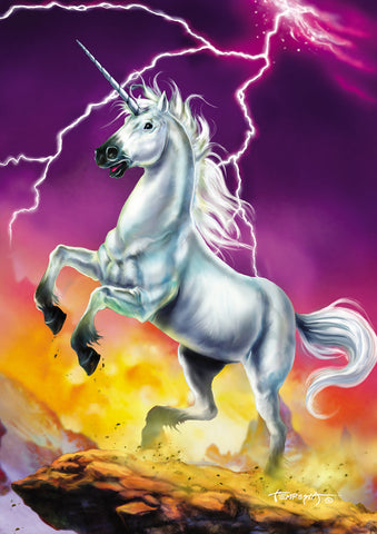 Lightning Unicorn Flag image 1