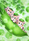 Kittens in a Pod Flag image 2