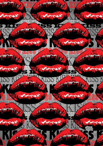 Kiss Kiss Collage Flag image 1