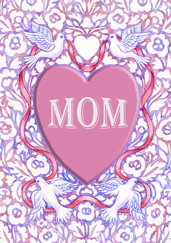 Mom Heart Flag image 1