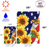 American Sunflowers Flag image 6