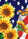 American Sunflowers Flag image 2
