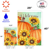 Pumpkins and Sunflowers Flag image 6