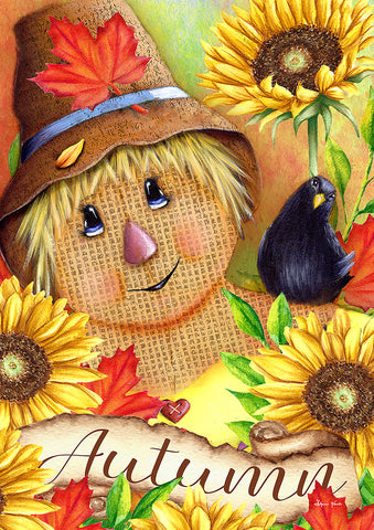 Autumn Scarecrow Flag image 1