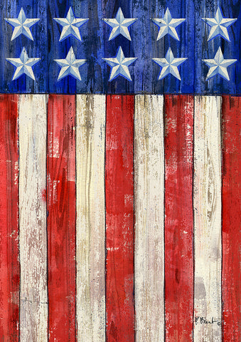 Rustic Stars and Stripes Flag image 1