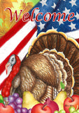 Patriotic Fall Welcome Flag image 2