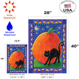 Pumpkin & Cat Flag image 6