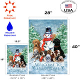 Snowman with Pups Flag image 6