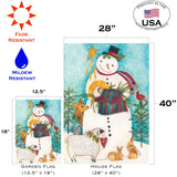 Snowman Nativity Flag image 6