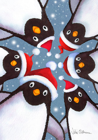 Penguin Selfie Flag image 1
