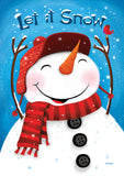 Smiling Snowman Flag image 2