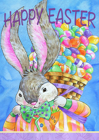 Easter Bunny Basket Flag image 1