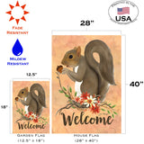 Squirrel Welcome Flag image 6