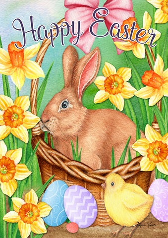 Easter Basket Bunny Flag image 1