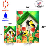Goldfinch Birdhouse Flag image 6
