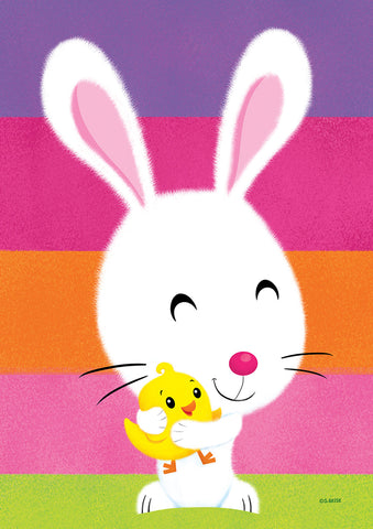 Fuzzy Bunny and Chick Flag image 1