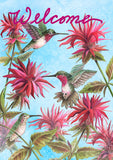 Hummingbirds in Garden Flag image 2