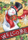 Candy Cane Snowman Flag image 2