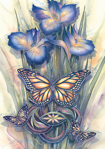 Butterflies Shine Flag image 1