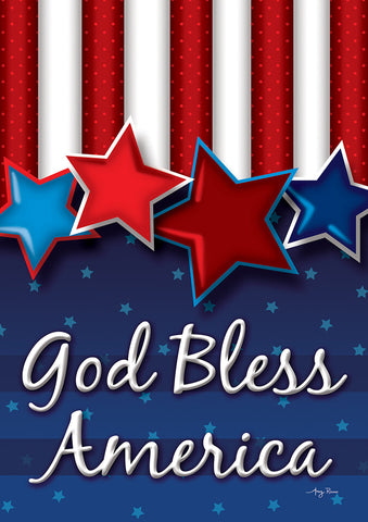 God Bless America Stars Flag image 1