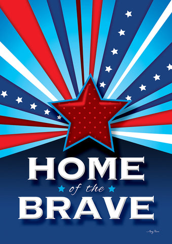 Home Of The Brave Flag image 1