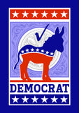 Vote Democrat Flag image 2