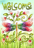 Dragonfly Welcome Flag image 2