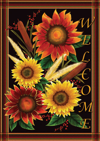 Sunflower Welcome Flag image 1