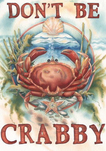 Don't Be Crabby Flag image 1
