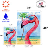 Summer Flamingo Flag image 6