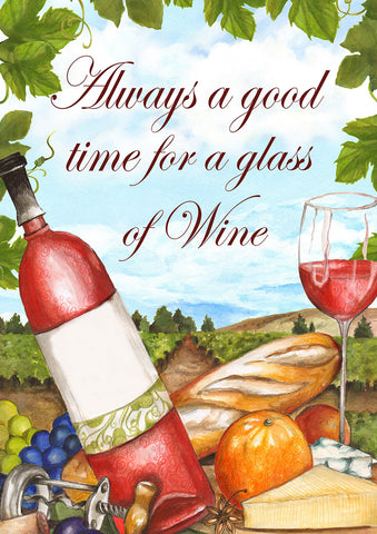 Wine Time Flag image 1
