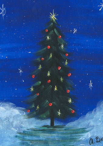 Sparkling Christmas Flag image 1