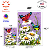 Butterfly Daisies Flag image 6