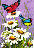 Butterfly Daisies Flag image 2