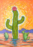 Groovy Cactus Flag image 2