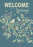 Welcome Spring Birds Flag image 2