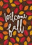 Welcome Fall Leaves Flag image 2
