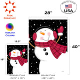 Joyful Snowman Flag image 6