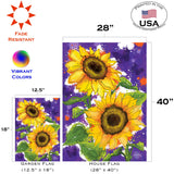 Painted Sunflowers Flag image 6