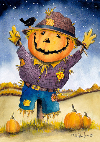 Scarecrow Pumpkin Flag image 1