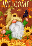 Welcome Fall Gnome Flag image 2