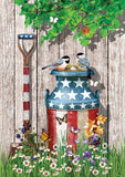 Chickadee Garden Flag image 2