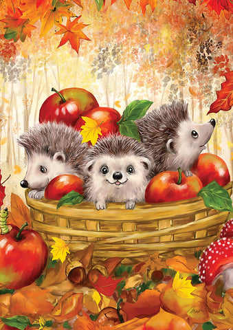 Fall Apple Hedgehogs Image 1