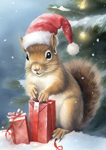 Christmas Squirrel Image 1