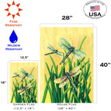 Dragonflies In Flight Flag image 6