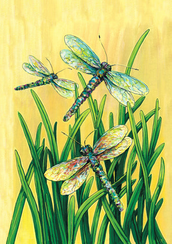 Dragonflies In Flight Flag image 1