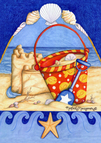 Bucket 'O Beach Flag image 1